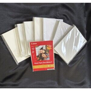 Photo Paper 4" x 6" 200+ Glossy Sheets NEW Unbranded 7 Packs Bonus Canon Pack